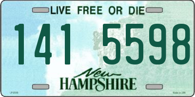 NH license plate 1415598