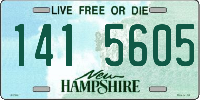 NH license plate 1415605
