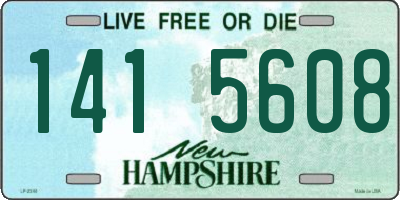 NH license plate 1415608