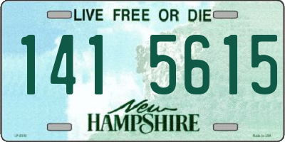 NH license plate 1415615
