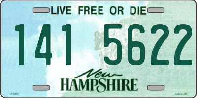NH license plate 1415622