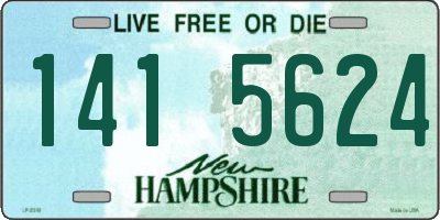 NH license plate 1415624