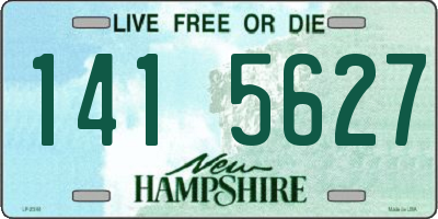 NH license plate 1415627