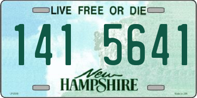 NH license plate 1415641