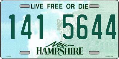 NH license plate 1415644