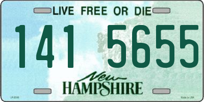 NH license plate 1415655
