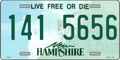 NH license plate 1415656