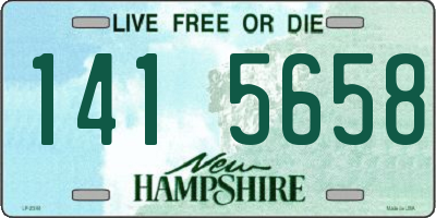 NH license plate 1415658