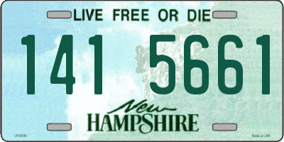 NH license plate 1415661
