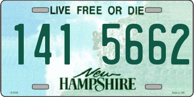 NH license plate 1415662