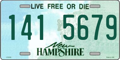 NH license plate 1415679