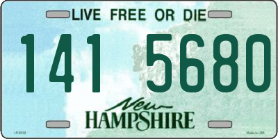 NH license plate 1415680