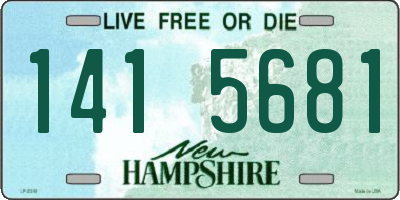 NH license plate 1415681