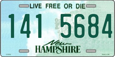 NH license plate 1415684