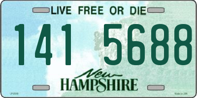 NH license plate 1415688