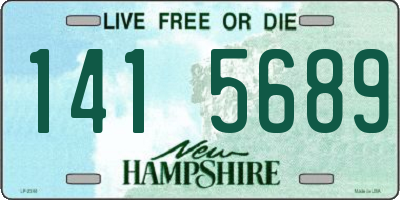 NH license plate 1415689