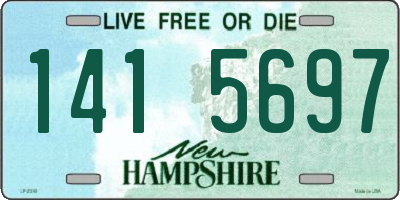 NH license plate 1415697