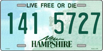 NH license plate 1415727