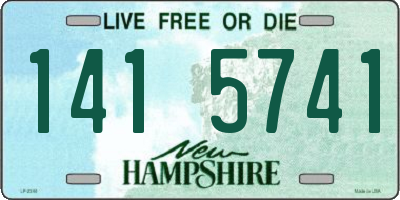 NH license plate 1415741