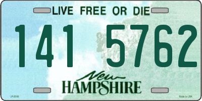 NH license plate 1415762