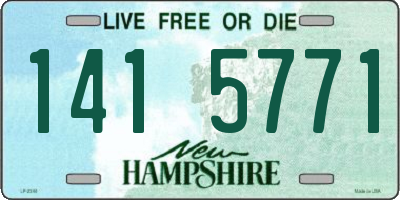 NH license plate 1415771