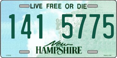 NH license plate 1415775