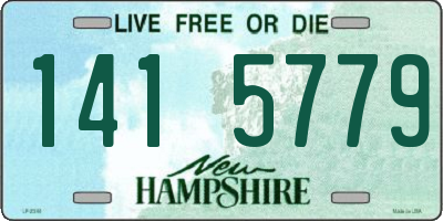 NH license plate 1415779