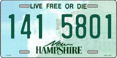 NH license plate 1415801