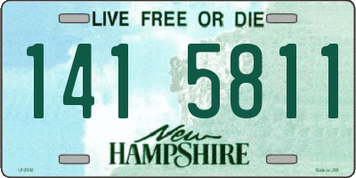 NH license plate 1415811