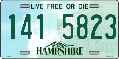 NH license plate 1415823