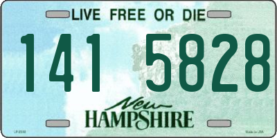 NH license plate 1415828
