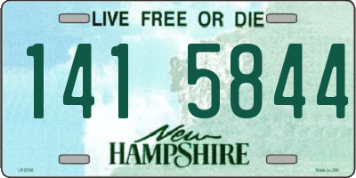 NH license plate 1415844