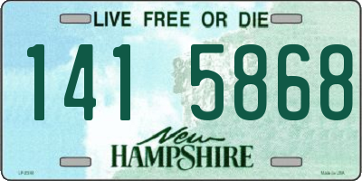 NH license plate 1415868