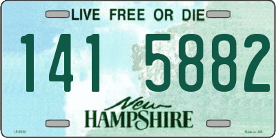 NH license plate 1415882