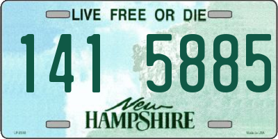 NH license plate 1415885