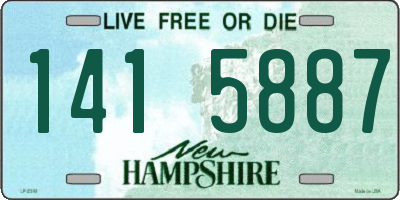 NH license plate 1415887