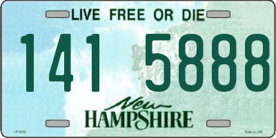 NH license plate 1415888