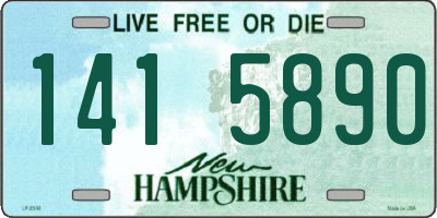 NH license plate 1415890