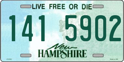 NH license plate 1415902