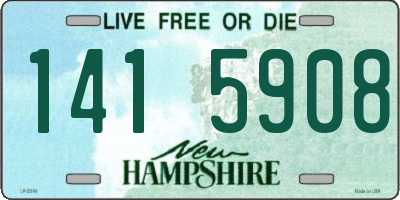 NH license plate 1415908