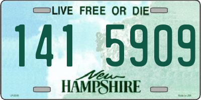 NH license plate 1415909