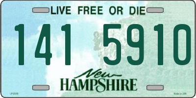 NH license plate 1415910