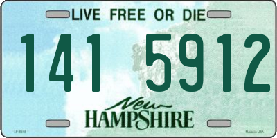 NH license plate 1415912