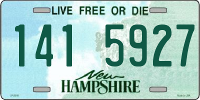 NH license plate 1415927
