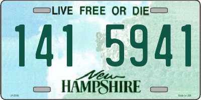 NH license plate 1415941