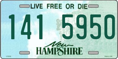 NH license plate 1415950