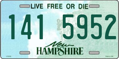 NH license plate 1415952