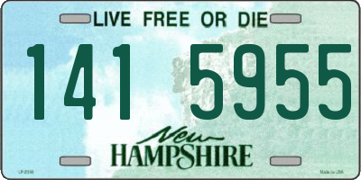 NH license plate 1415955
