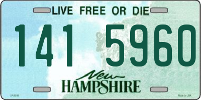 NH license plate 1415960