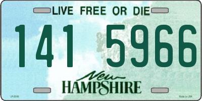 NH license plate 1415966